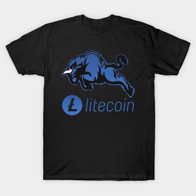 Litecoin ltc Crypto coin Crytopcurrency T-Shirt by JayD World